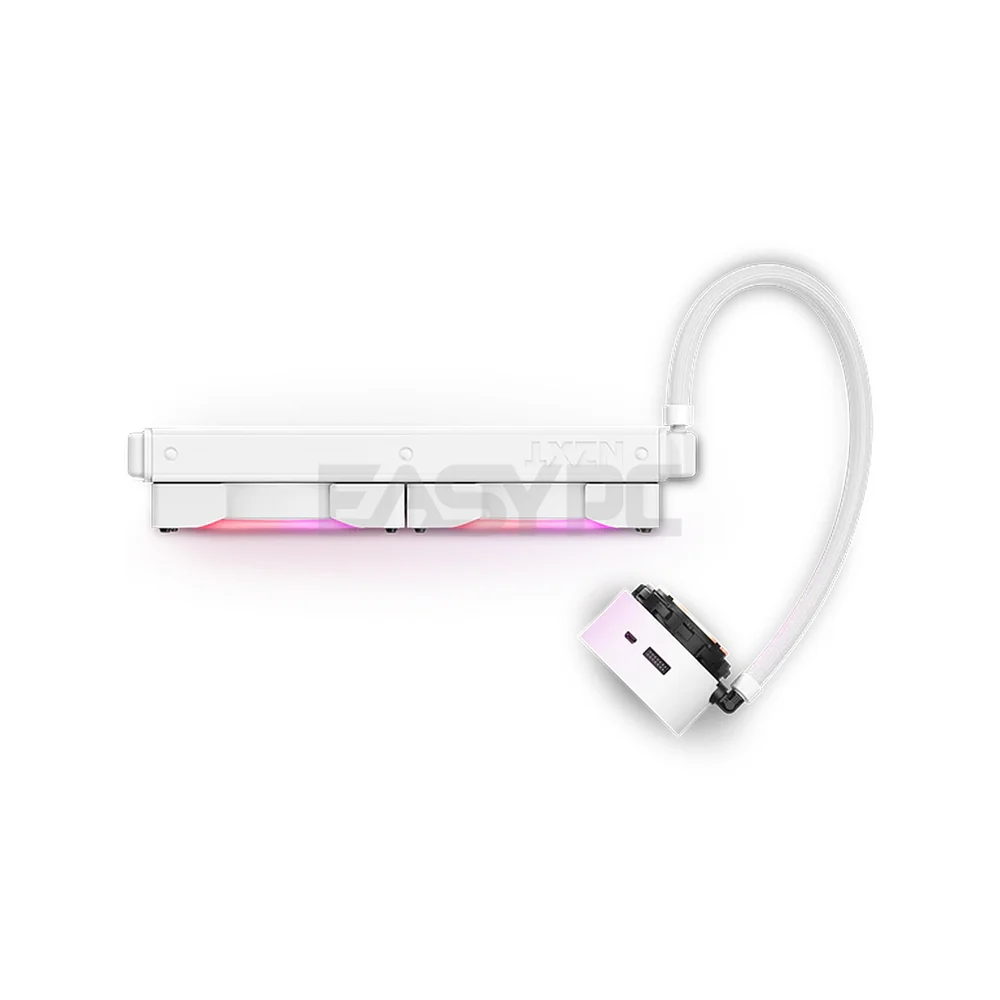 Nzxt Kraken Z63 Aer RGB Matte Black/ White AIO 280mm Liquid Cooler with LCD Display RL-KRZ63-R1 - Image 8