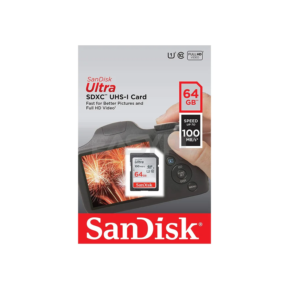 Sandisk SDSDUNR-GN3IN 64GB/126GB/256GB Ultra SD Card  fast w/ exceptional video recording, Capture quality pictures & Full HD video Resistant to water - Image 5